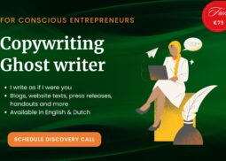 Copywriting, ghost writer in Englsh and Dutch