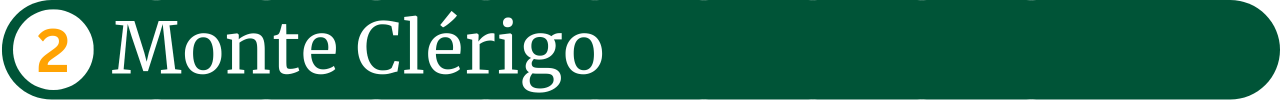 Op nummer 2 staat Monte Clérigo