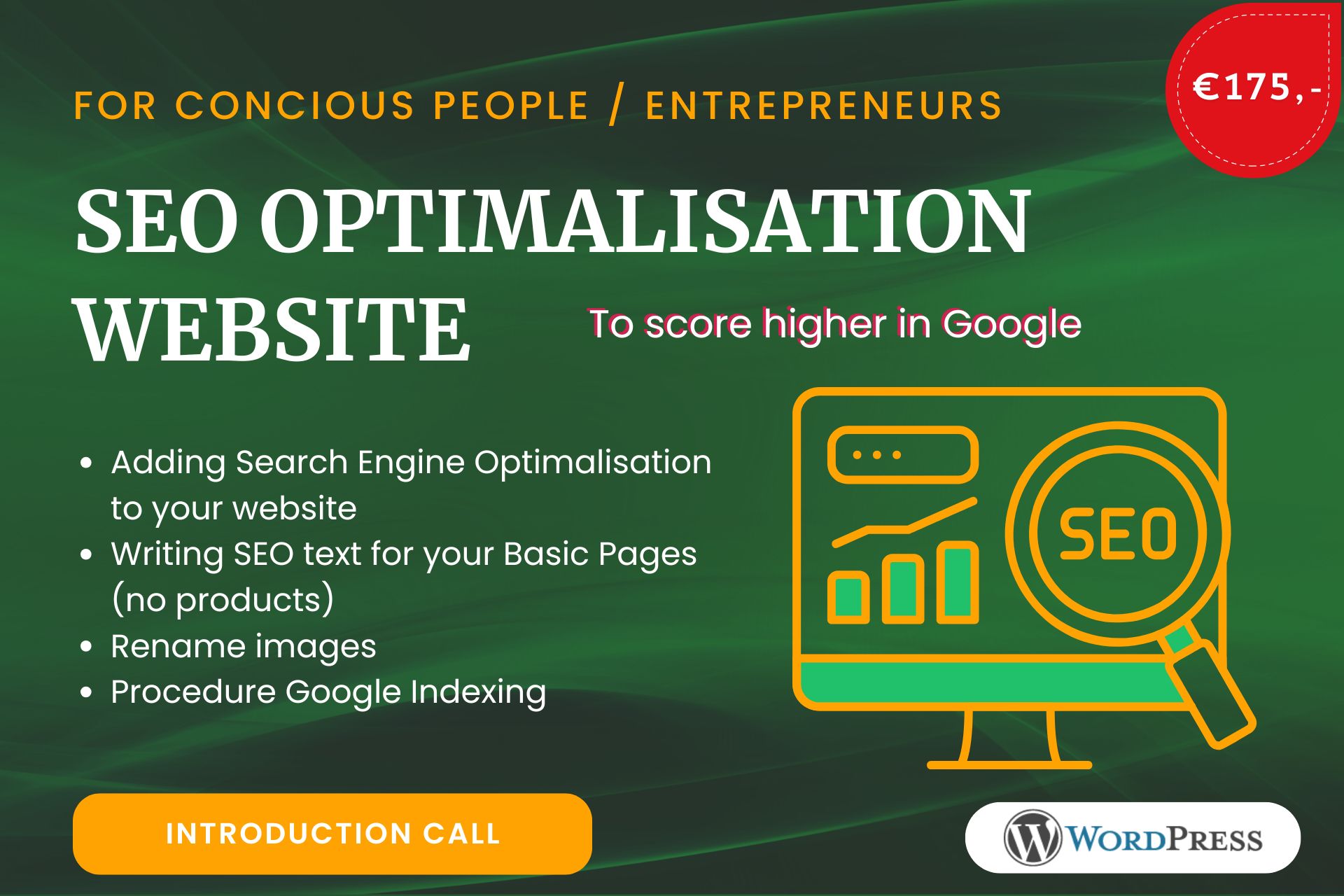 Are you looking for a SEO specialist to get your website higher in the search engine ranking?